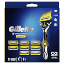 Gillette ProShield Power Value Pack - Razor + 8 Razor Blades Gillette ProShield Power Value Pack - Razor + 8 Razor Blades