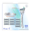 Gillette SkinGuard Sensitive Value Pack, Razor + 10 Razor Blades Gillette SkinGuard Sensitive Value Pack, Razor + 10 Razor Blades