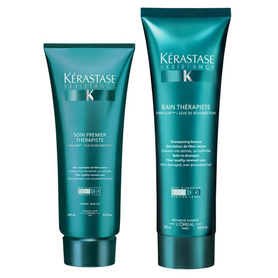 Kerastase Resistance Therapiste Bain 250ml And Conditioner 200ml Hq Hair Kerastase white gold class anti 200ml conditioner strong and tough anti stripping. kerastase resistance therapiste bain 250ml and conditioner 200ml