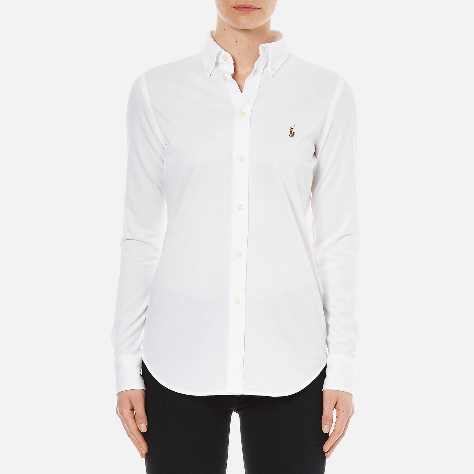 ralph lauren women's white button down