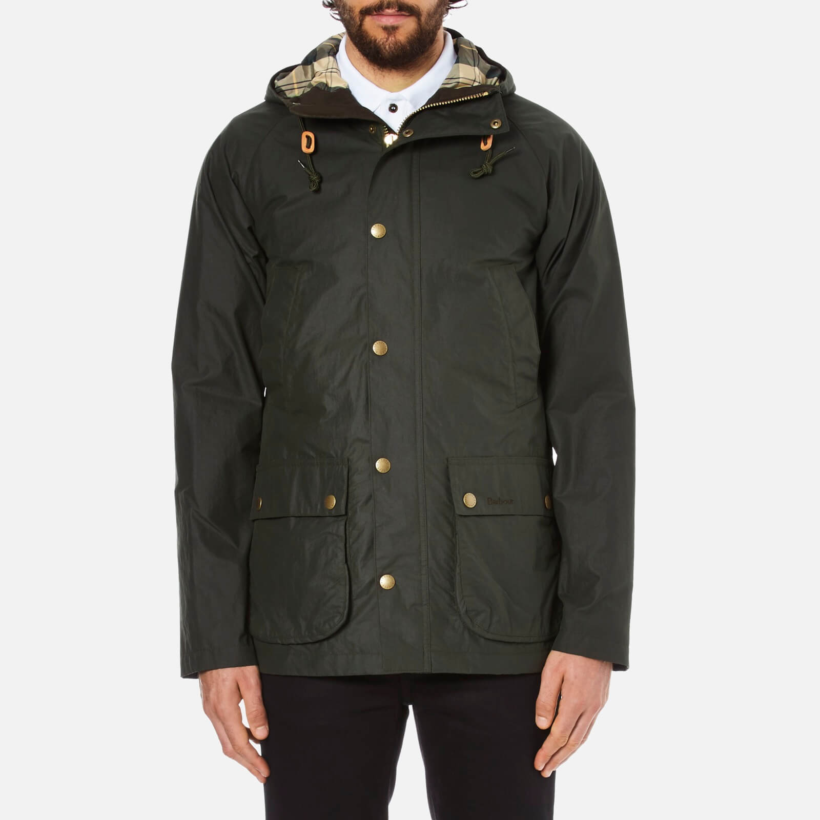 hooded bedale jacket