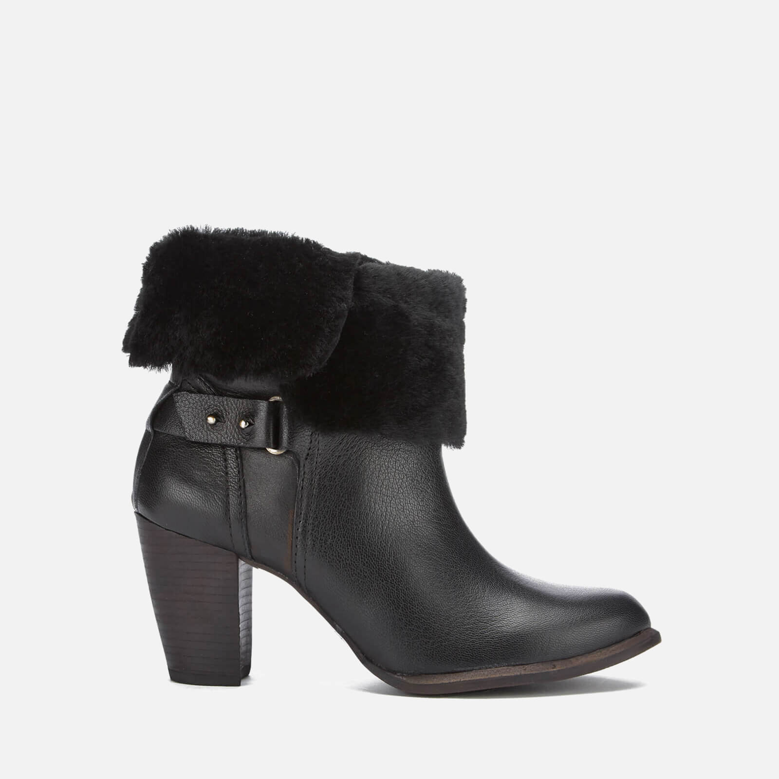 ugg jayne boots black