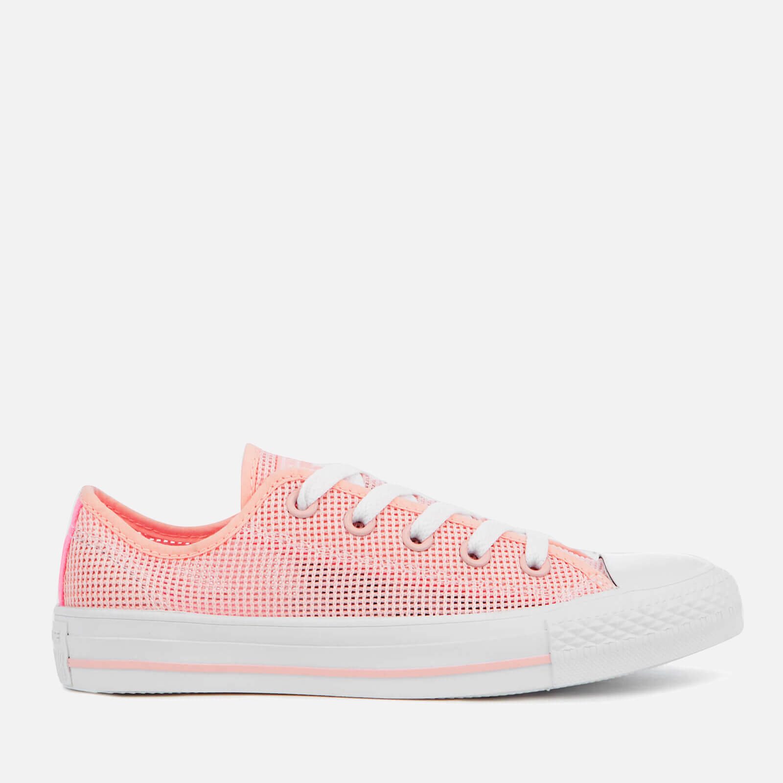 pink mesh converse
