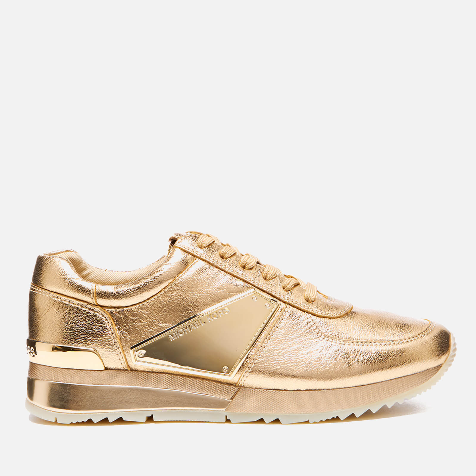 michael kors gold trainers