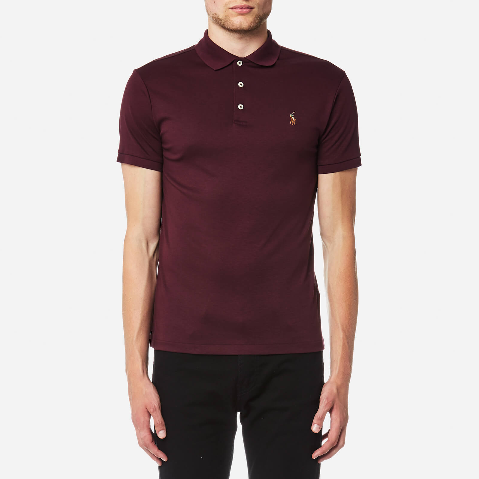 Mens burgundy ralph lauren shirt clearance
