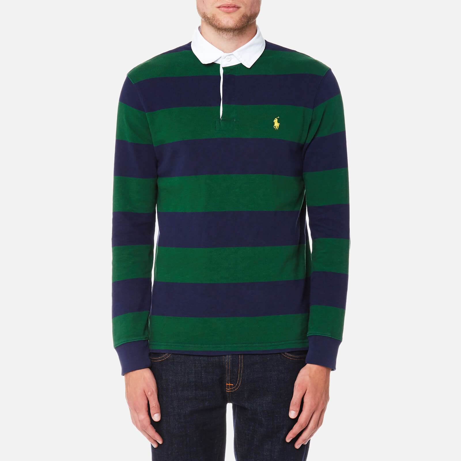 Ralph lauren rugby shirt green Clearance