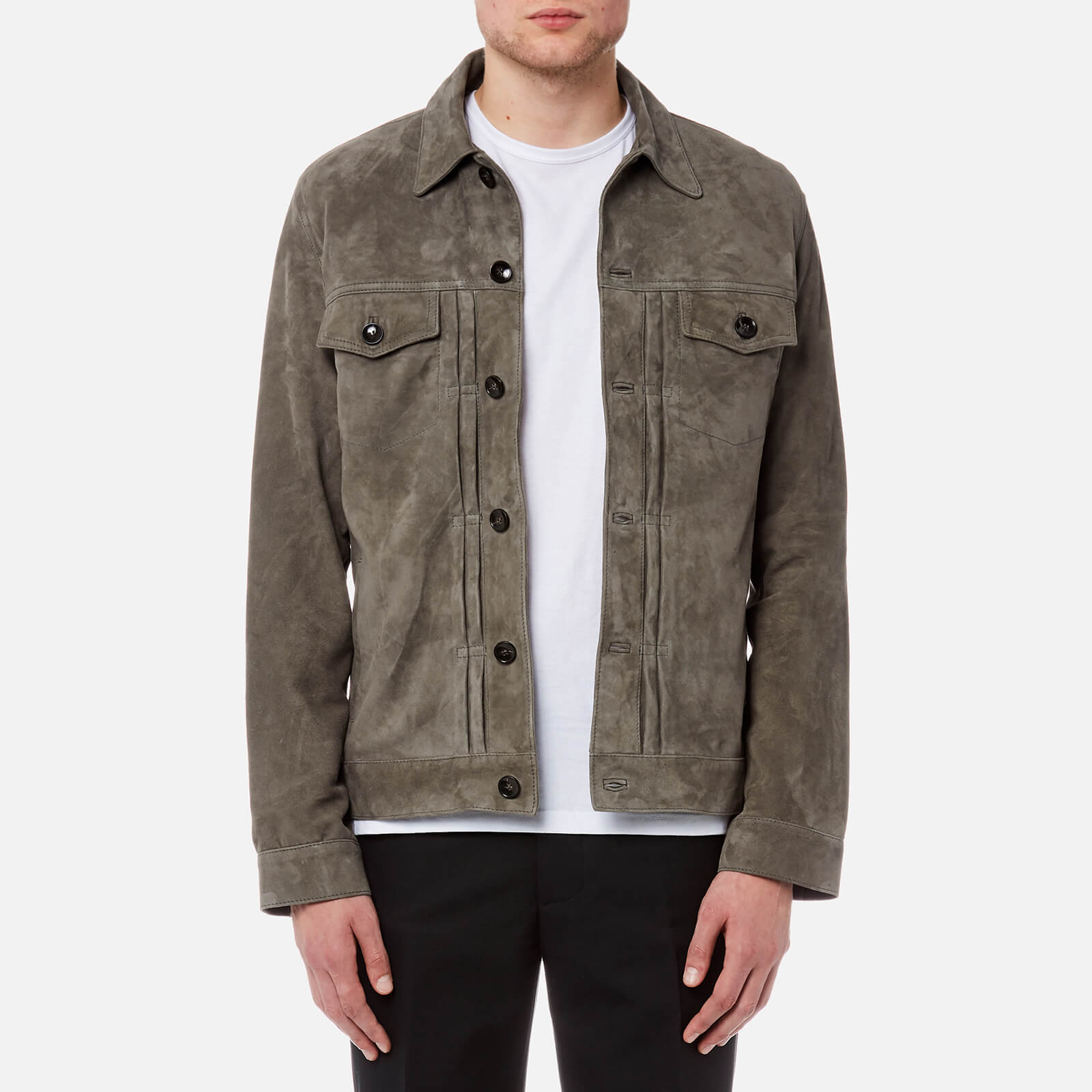 officine generale liam suede jacket