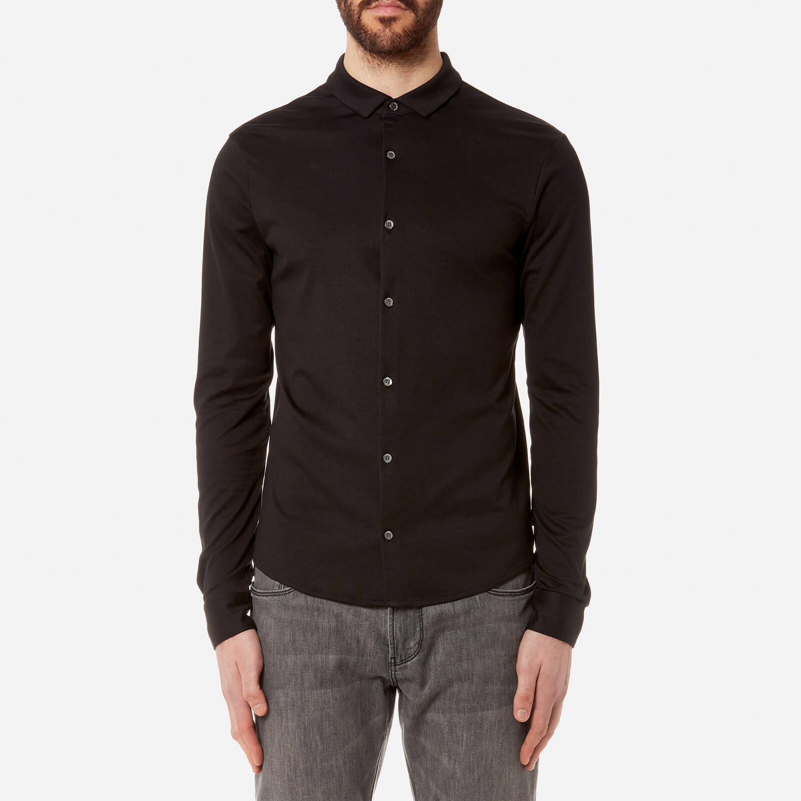 armani button shirt