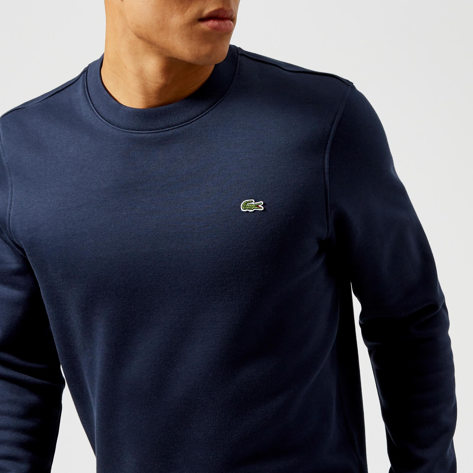 lacoste sweatshirt navy blue