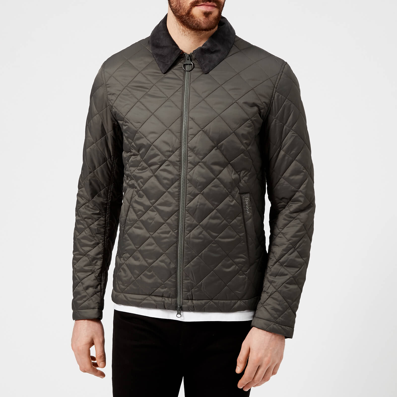 Helm Quilted Jacket - Grey 