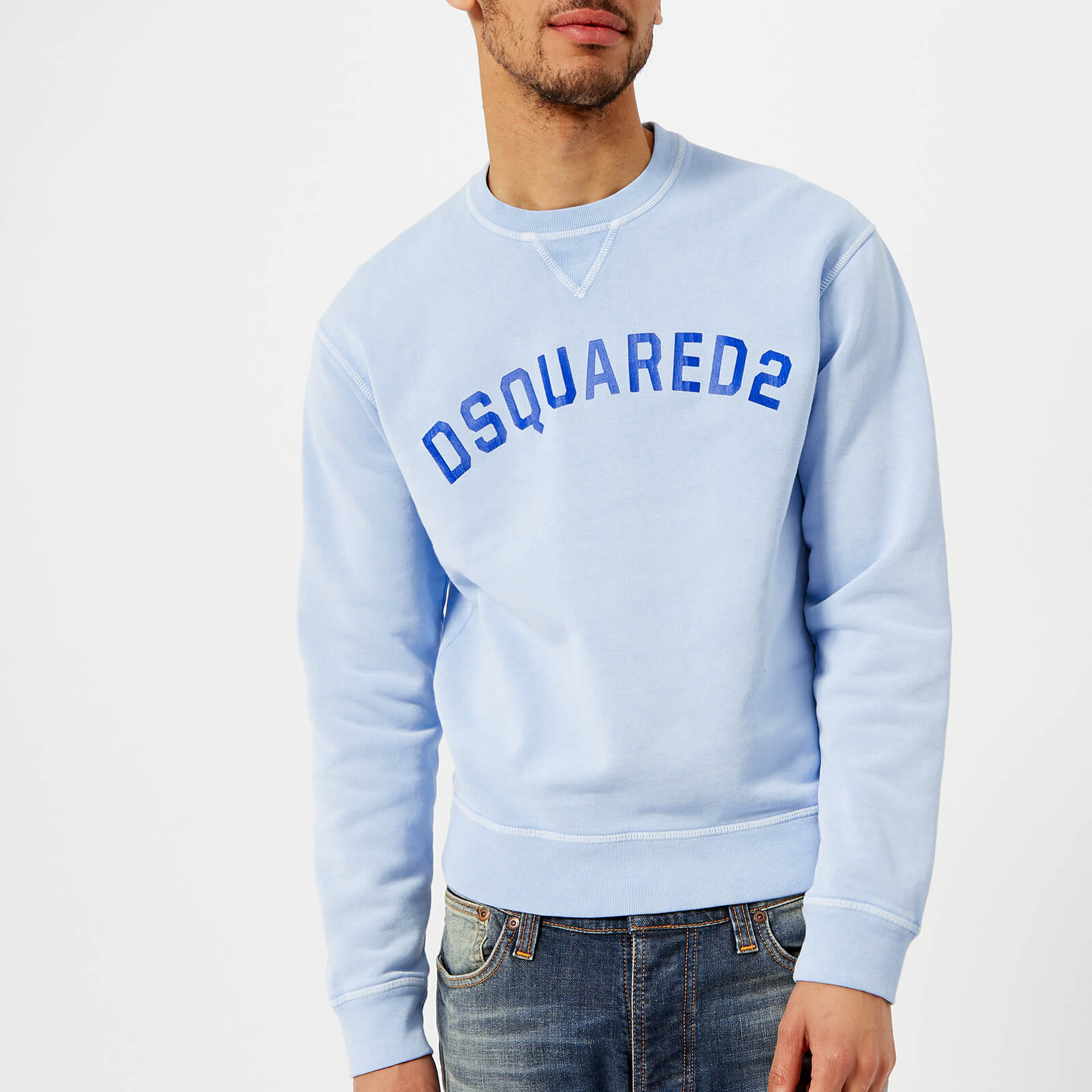 mens baby blue sweatshirt
