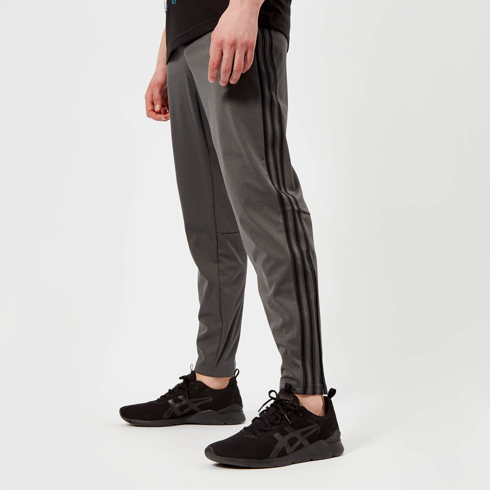 dark grey adidas sweatpants