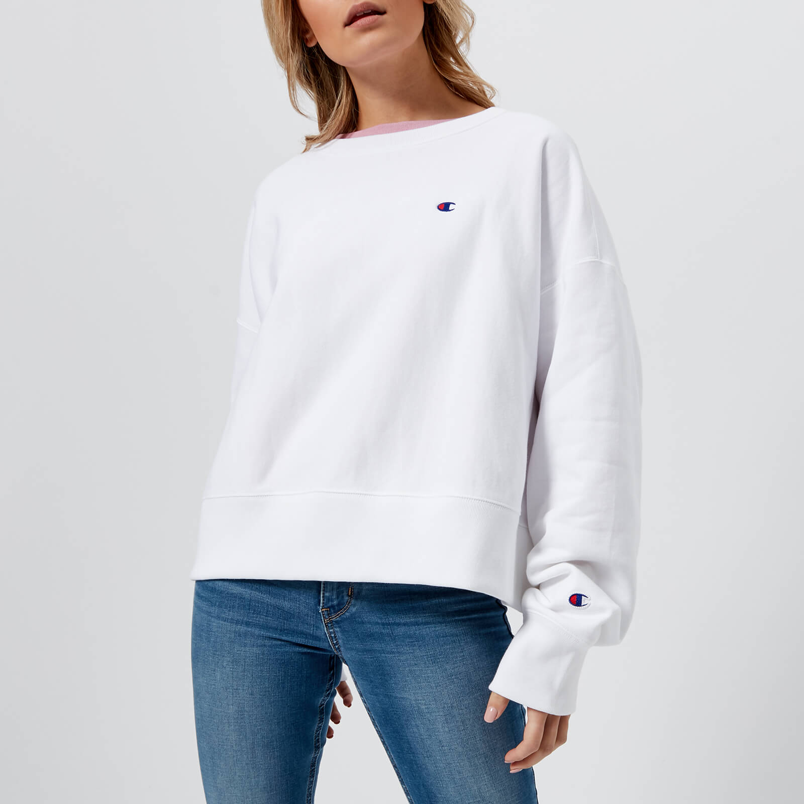 champion jumper womens white