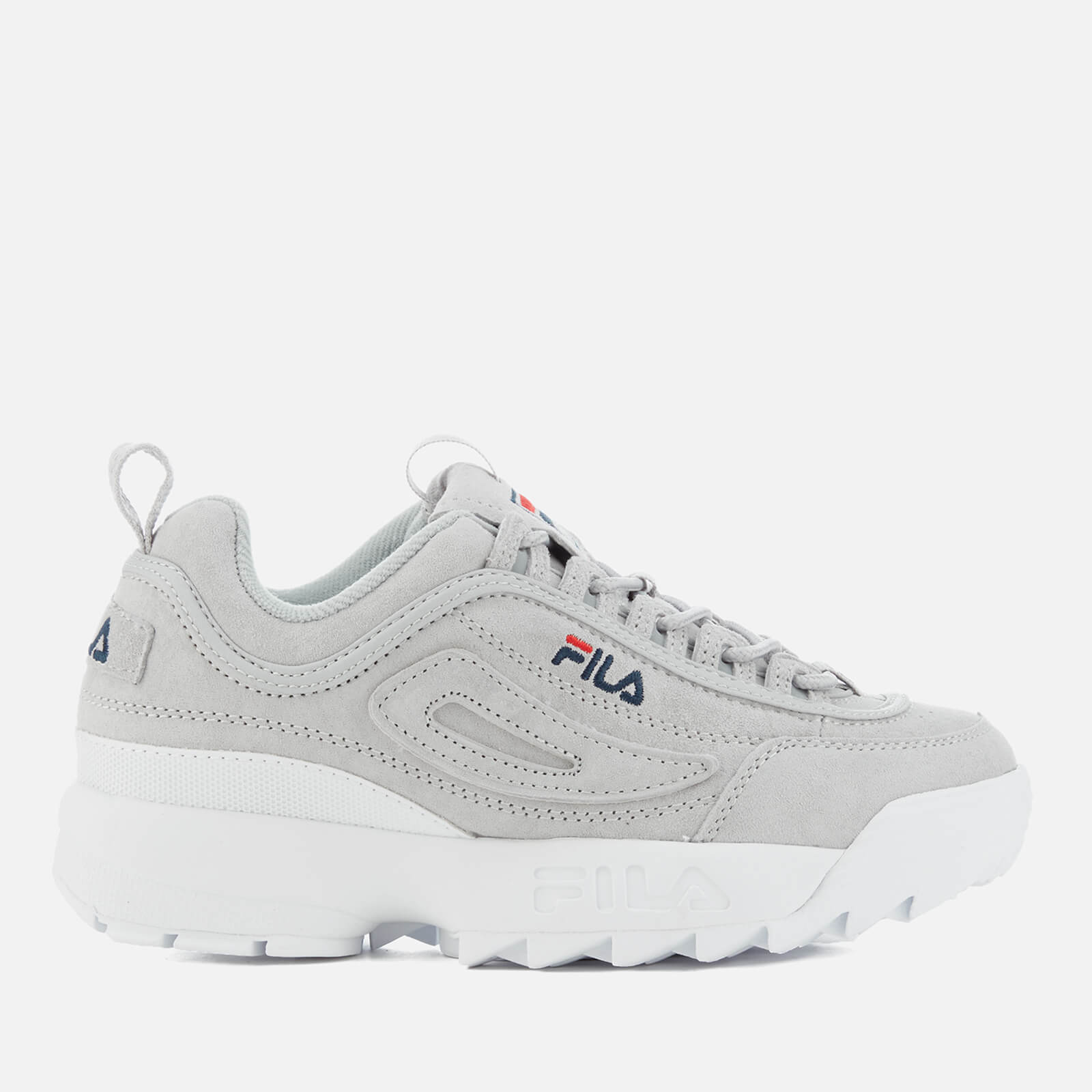 Womens grey fila trainers clearance