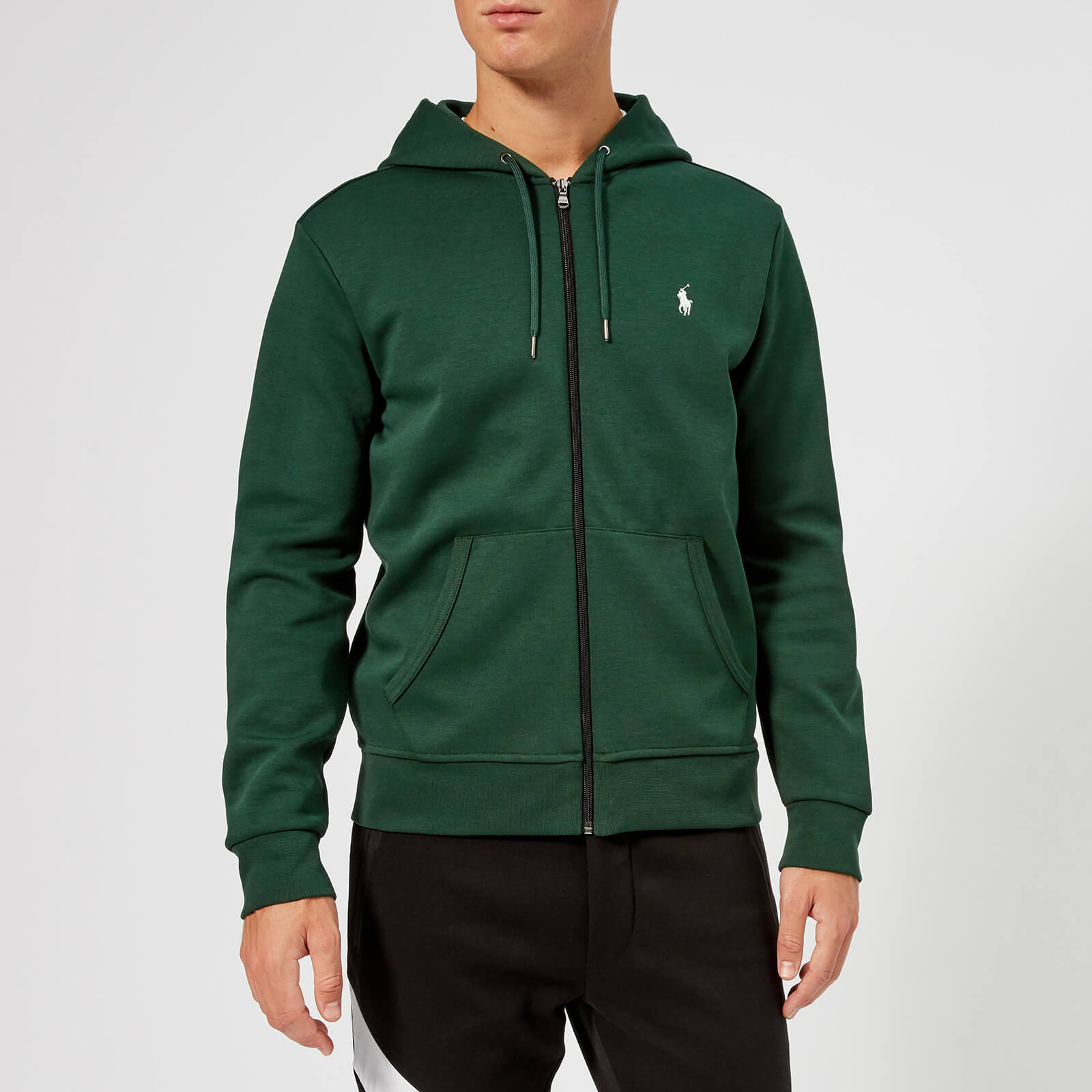 polo ralph lauren technical full zip logo hoodie