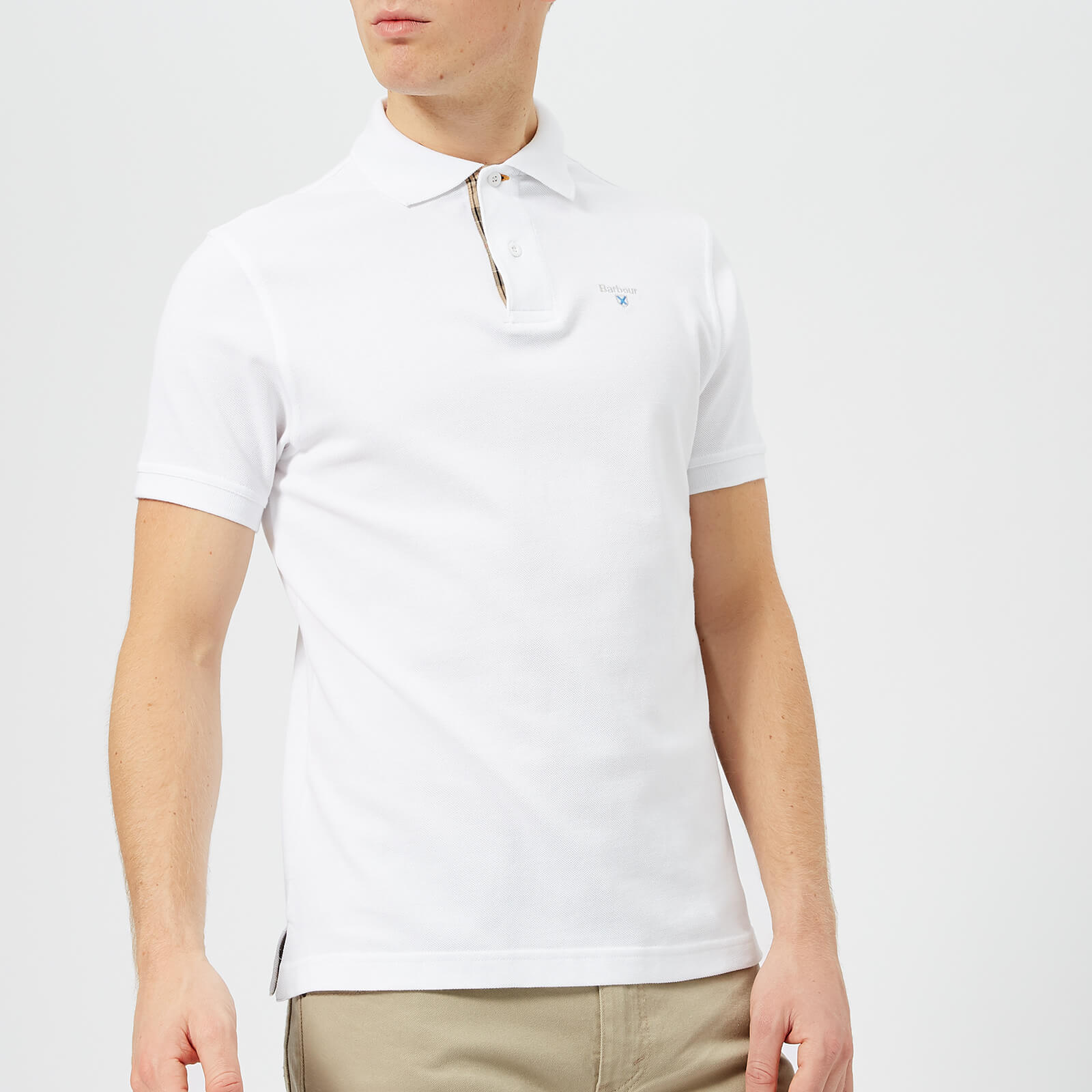 white barbour polo shirt