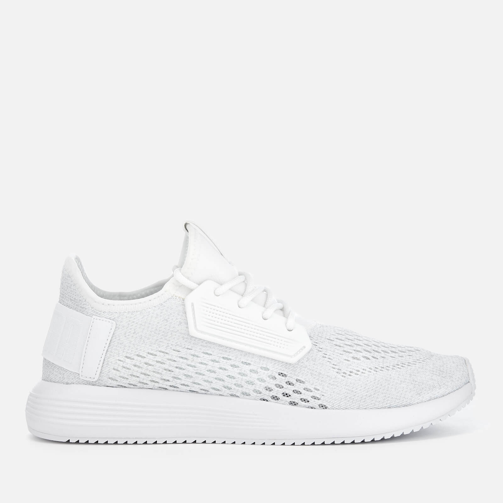 Mens white mesh trainers Clearance