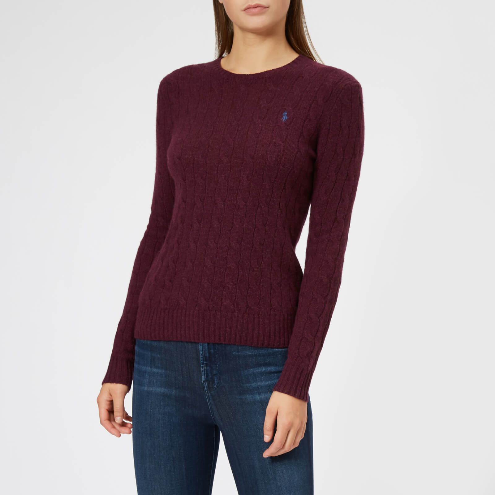Ralph lauren burgundy jumper clearance