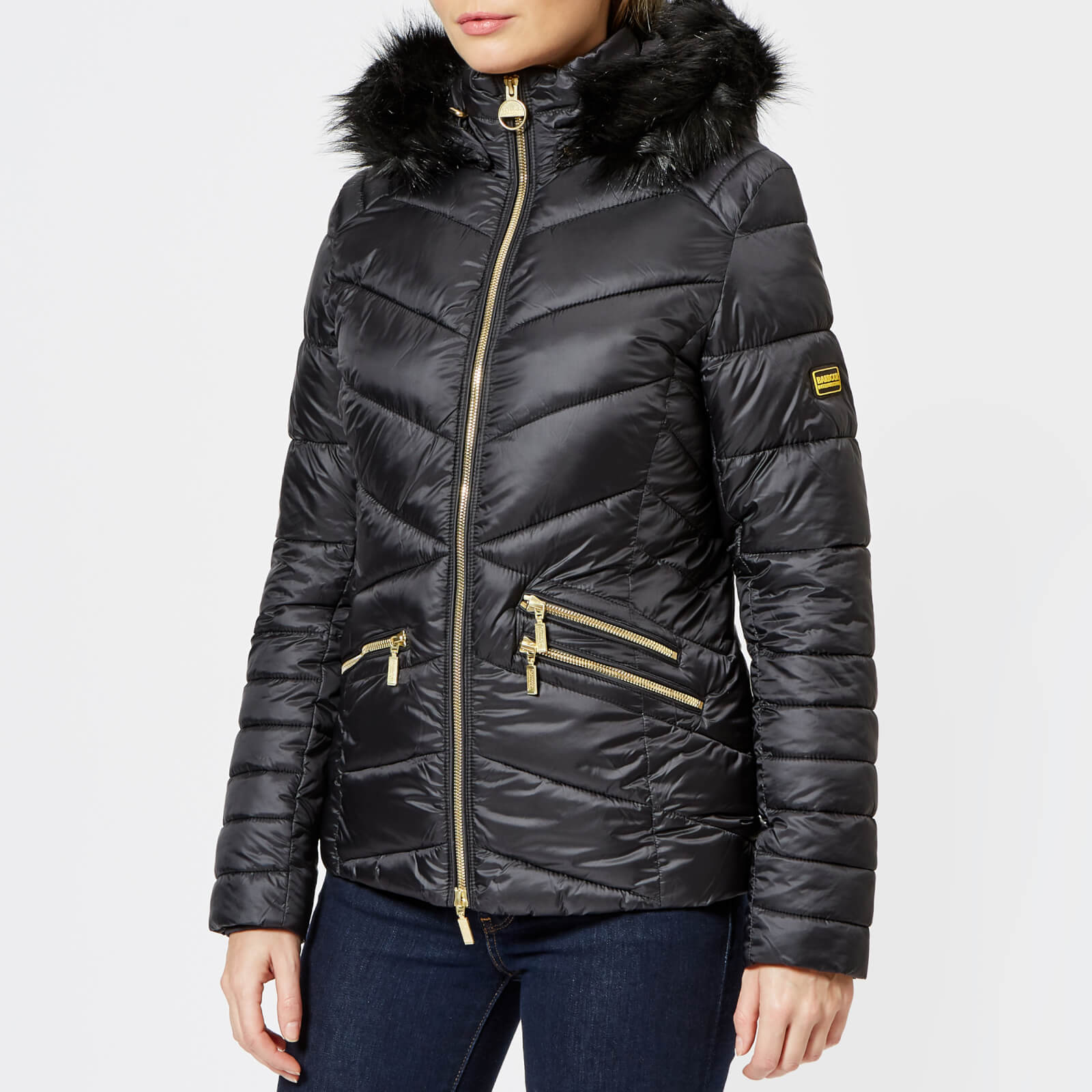 women's barbour international turbo quilted jacket
