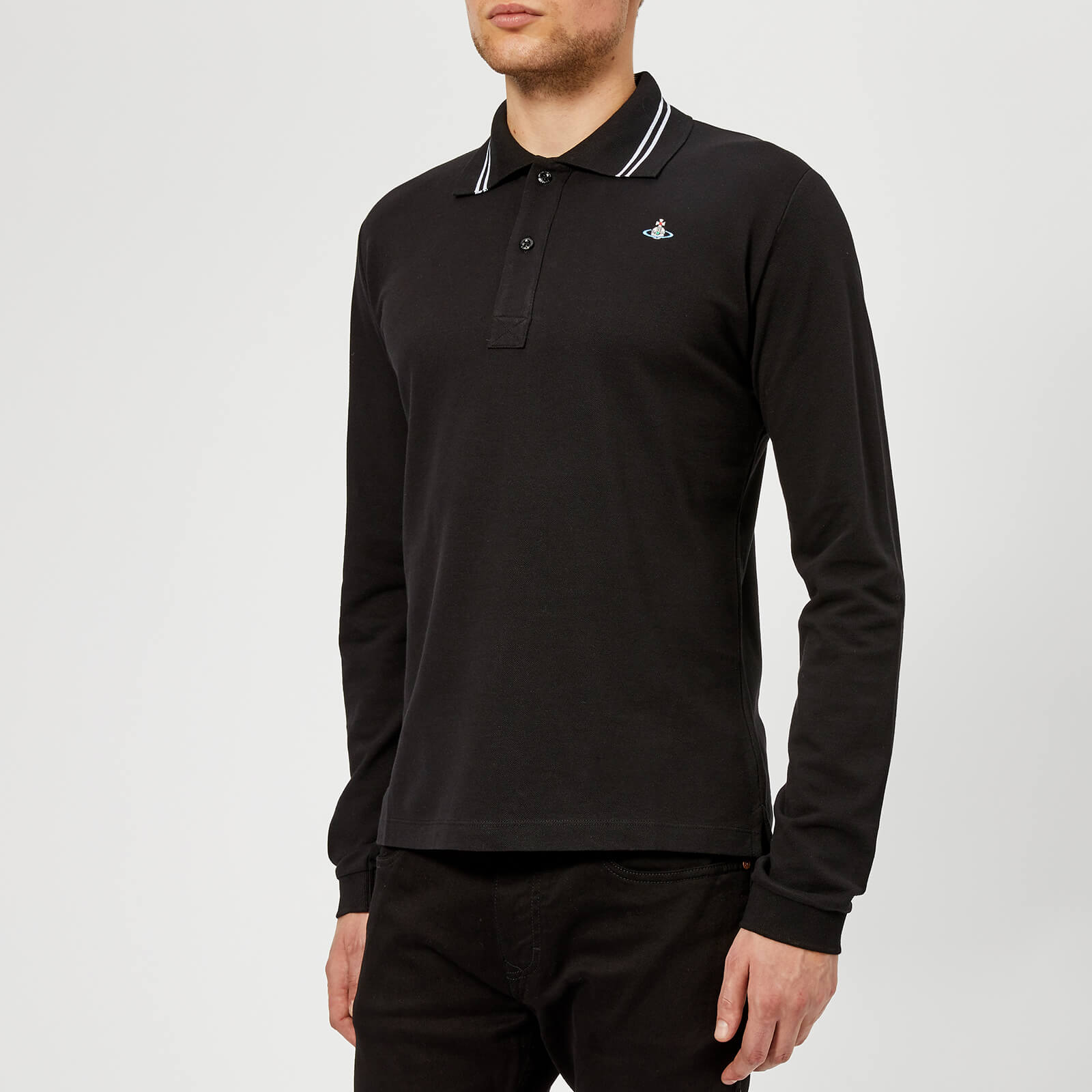 vivienne westwood long sleeved polo shirt