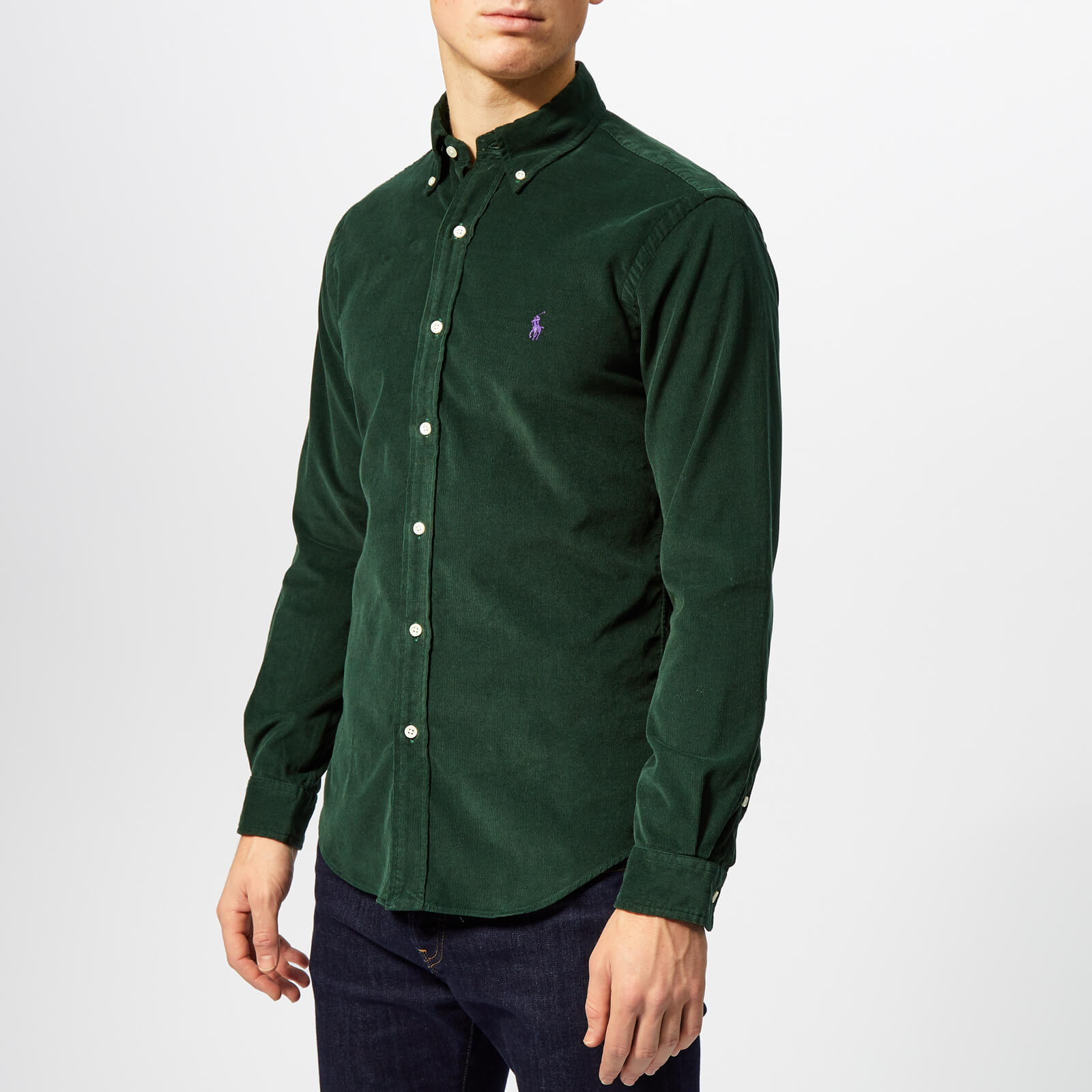 Ralph lauren green corduroy shirt clearance