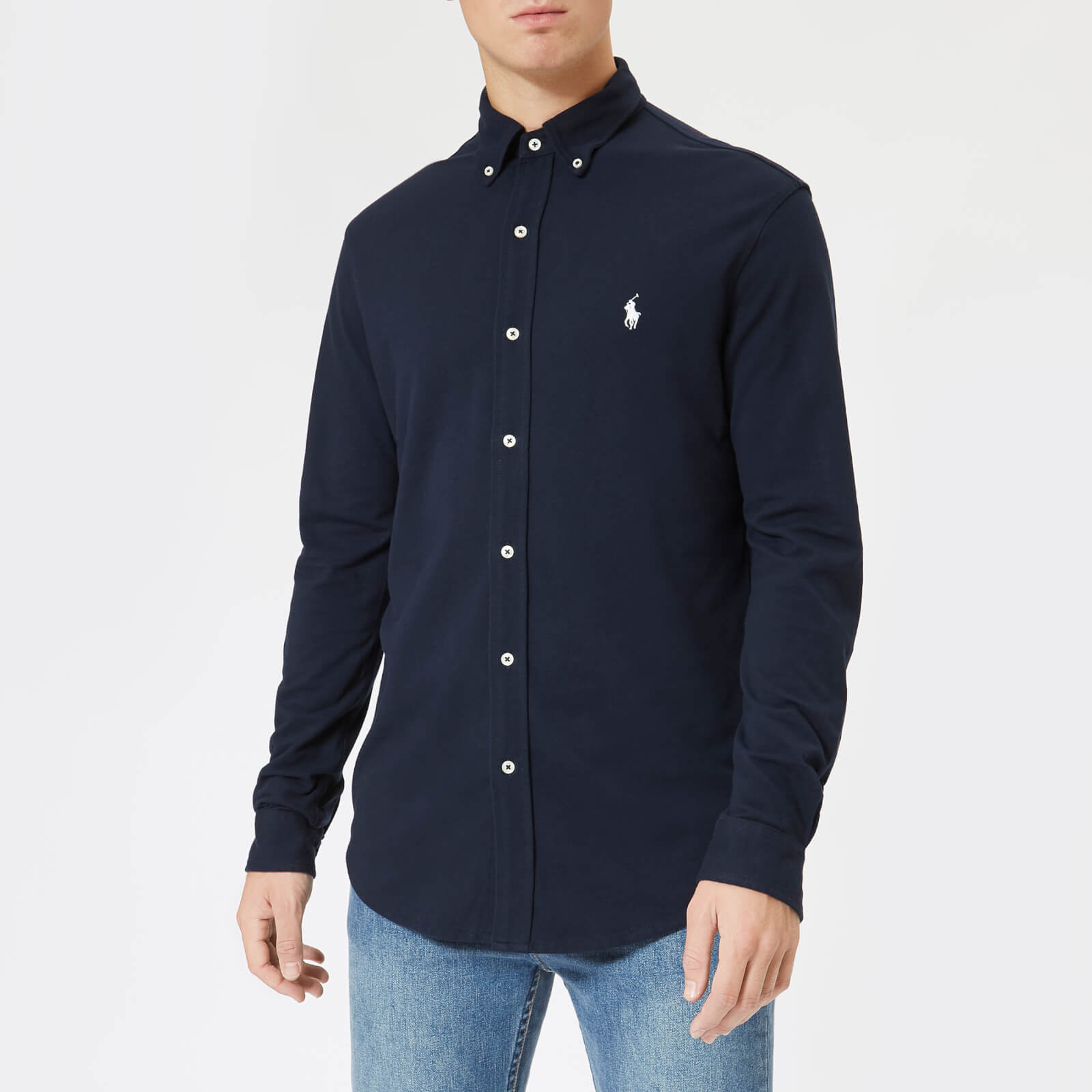 Ralph lauren navy shirt clearance