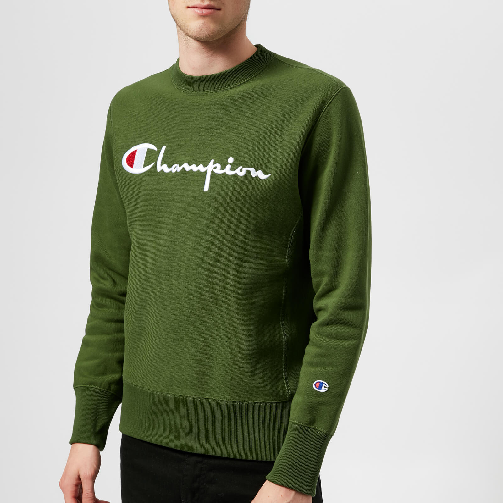 mens green champion hoodie