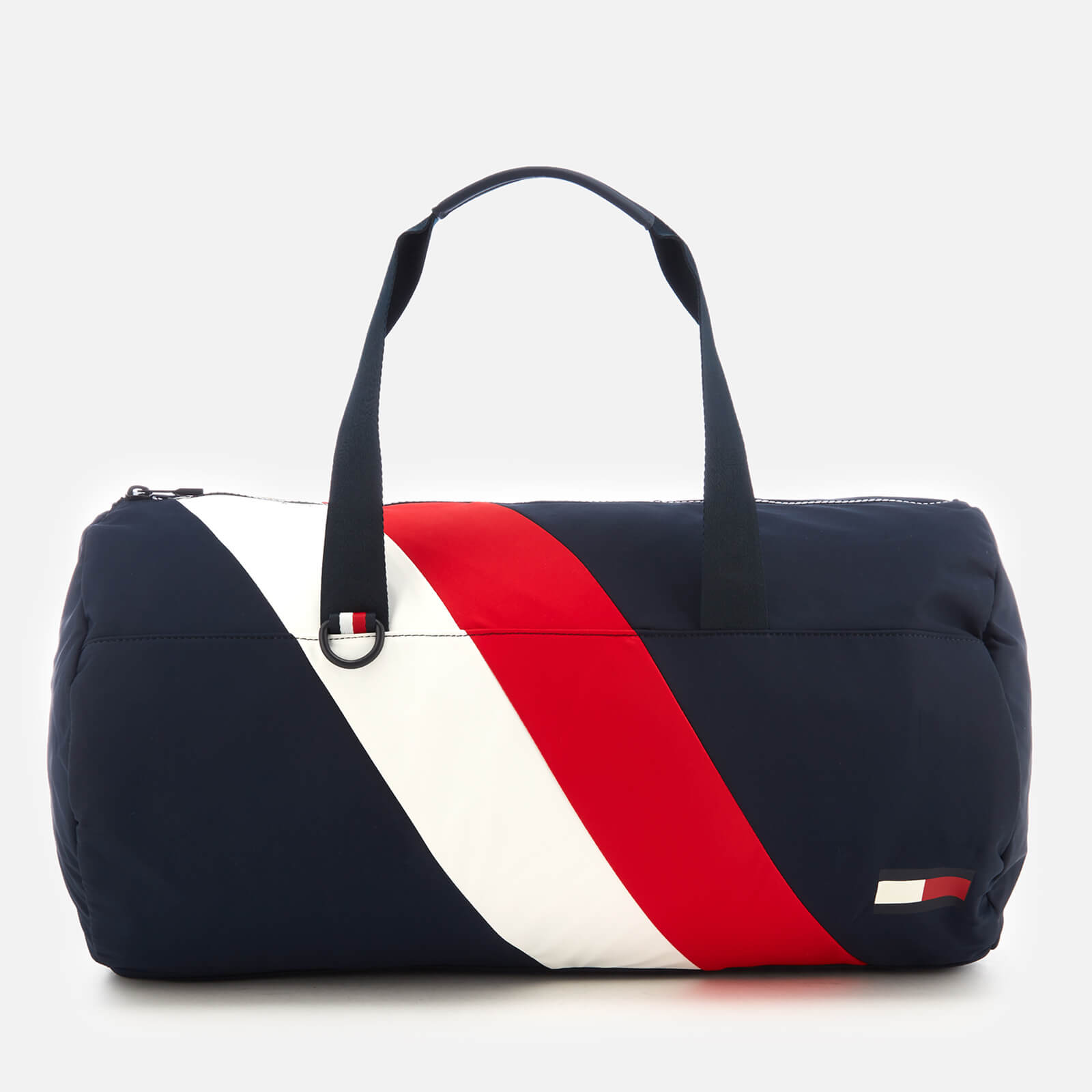 tommy hilfiger chevron duffle bag