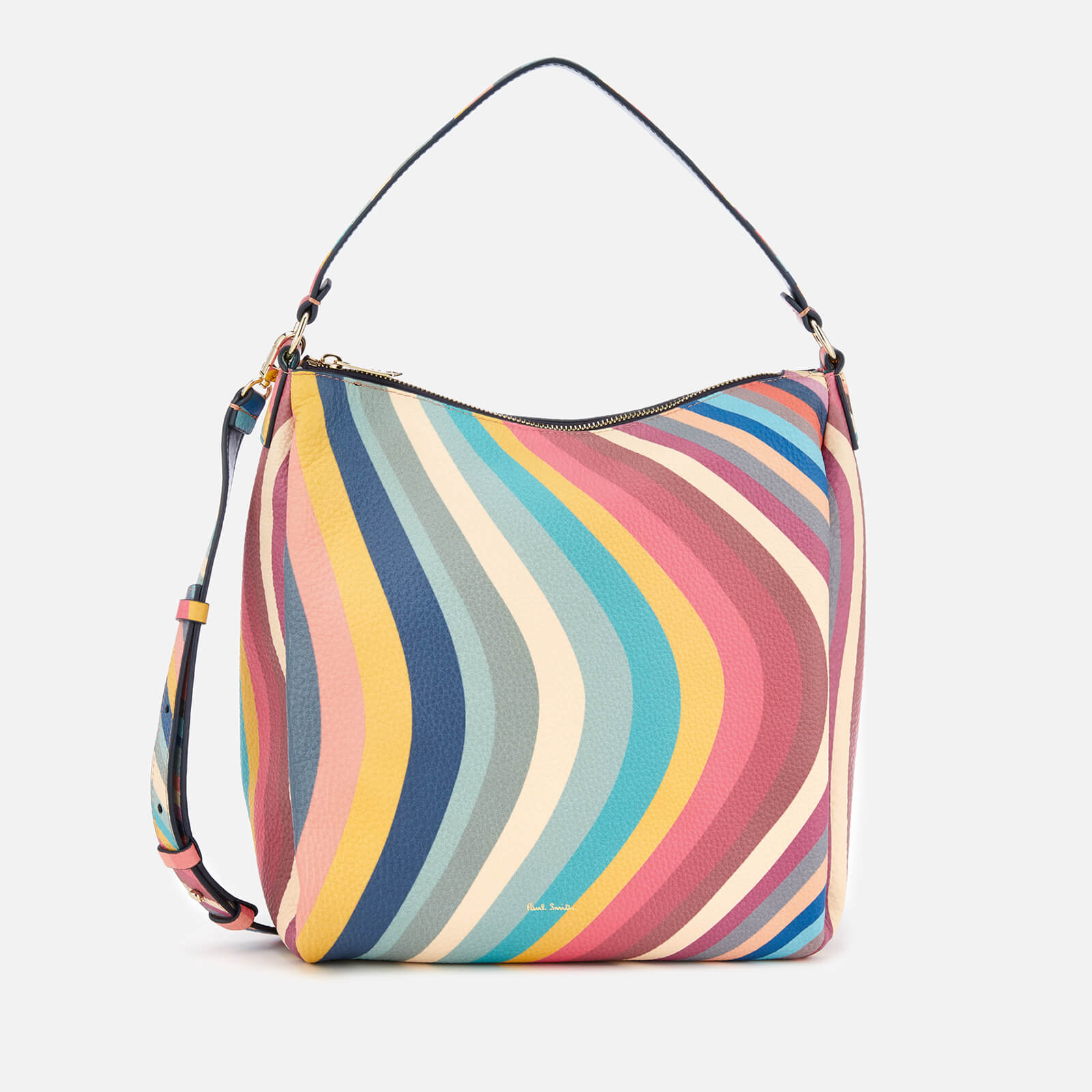 Paul Smith Women S Swirl Mini Hobo Bag Multi Paul smith large darker swirl ladies leather zip buckle shoulder handbag womens. paul smith women s swirl mini hobo bag multi
