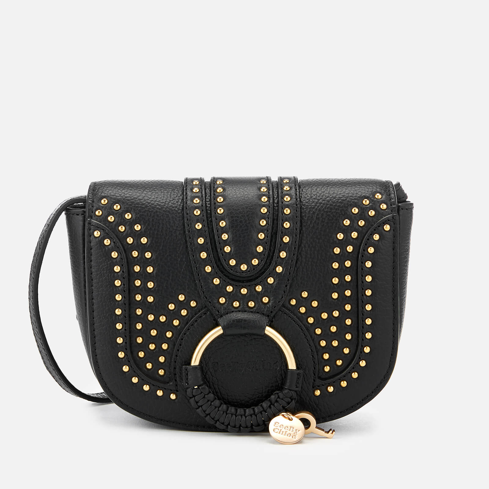 Hana Studded Cross Body Bag - Black