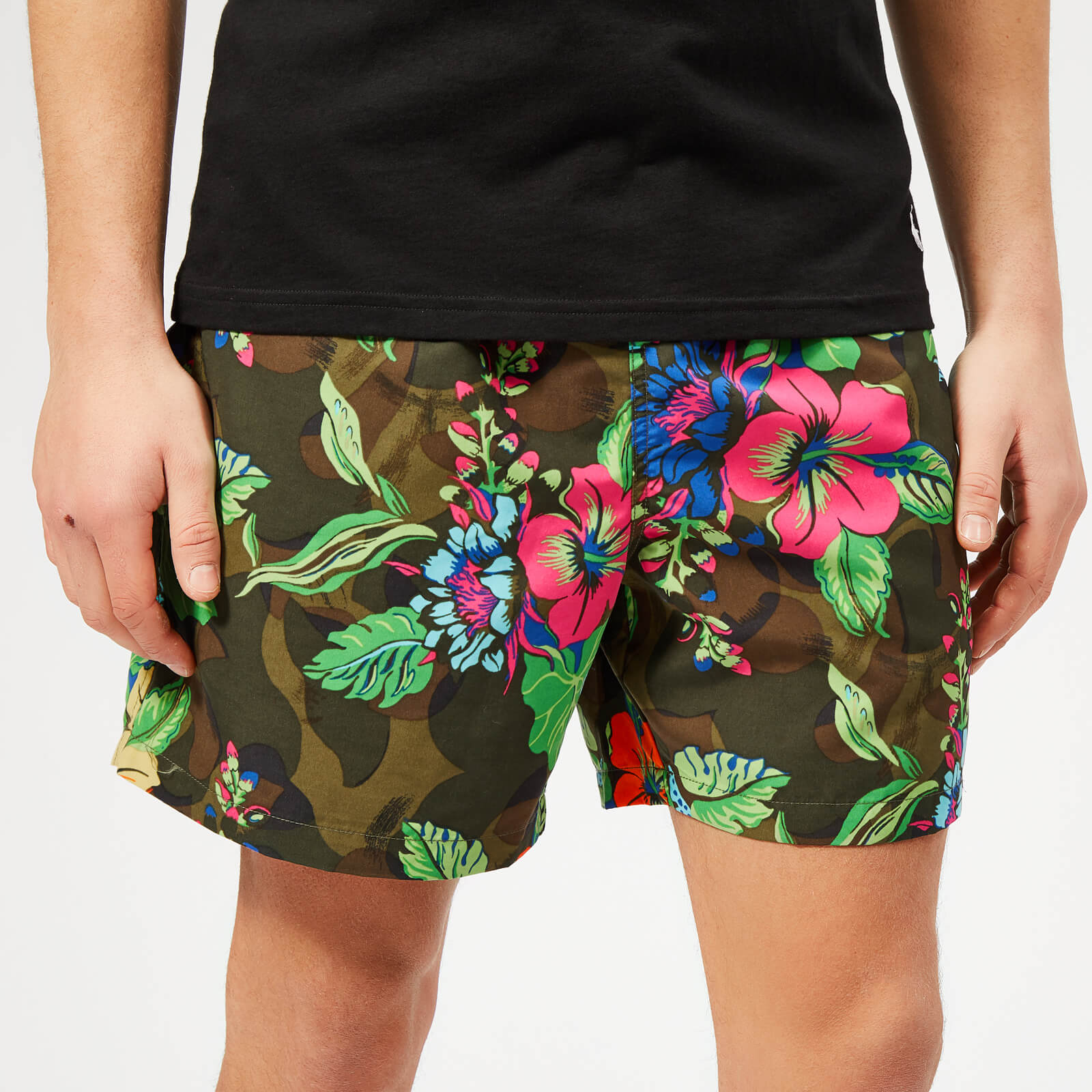 polo camo swim trunks