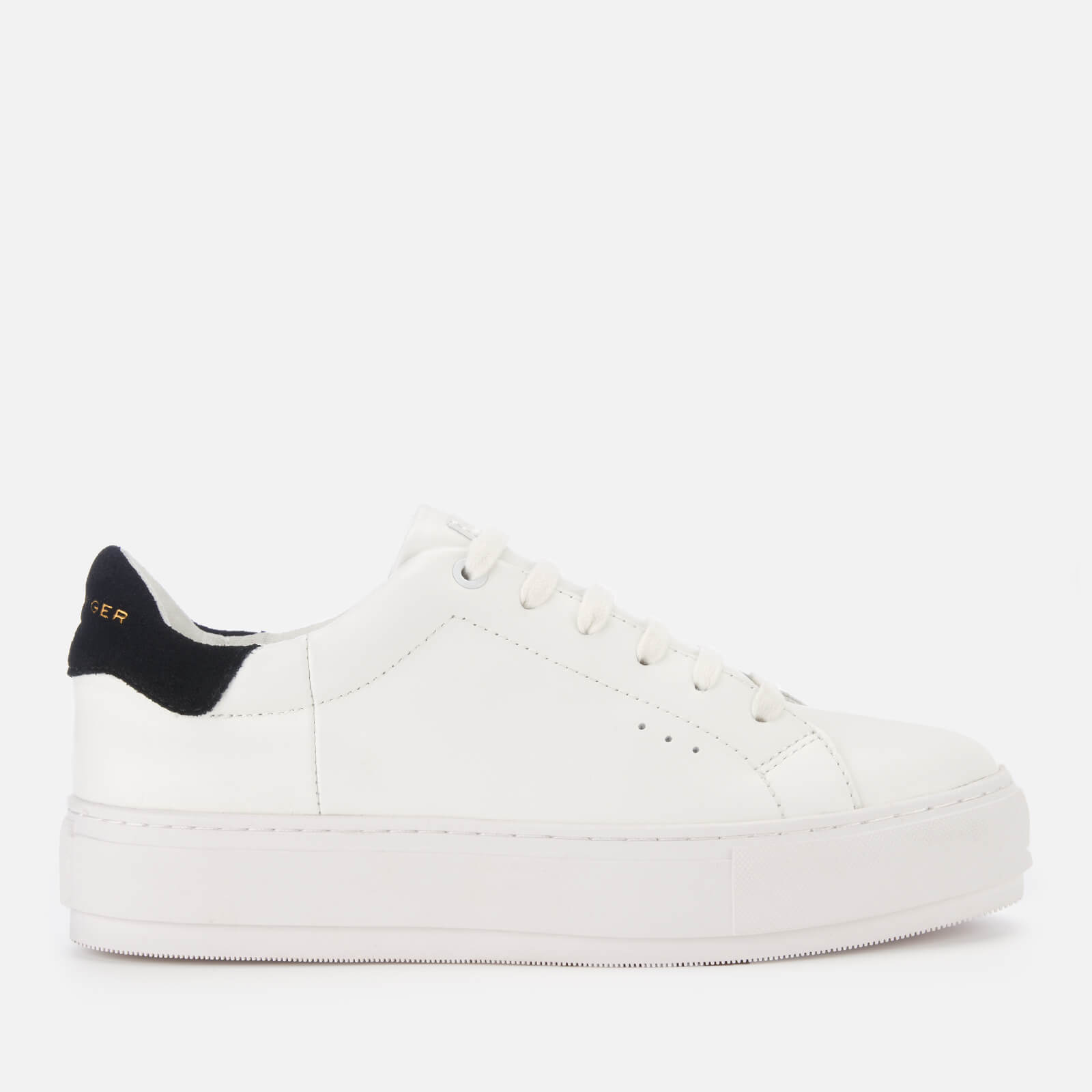 womens white flatform trainers