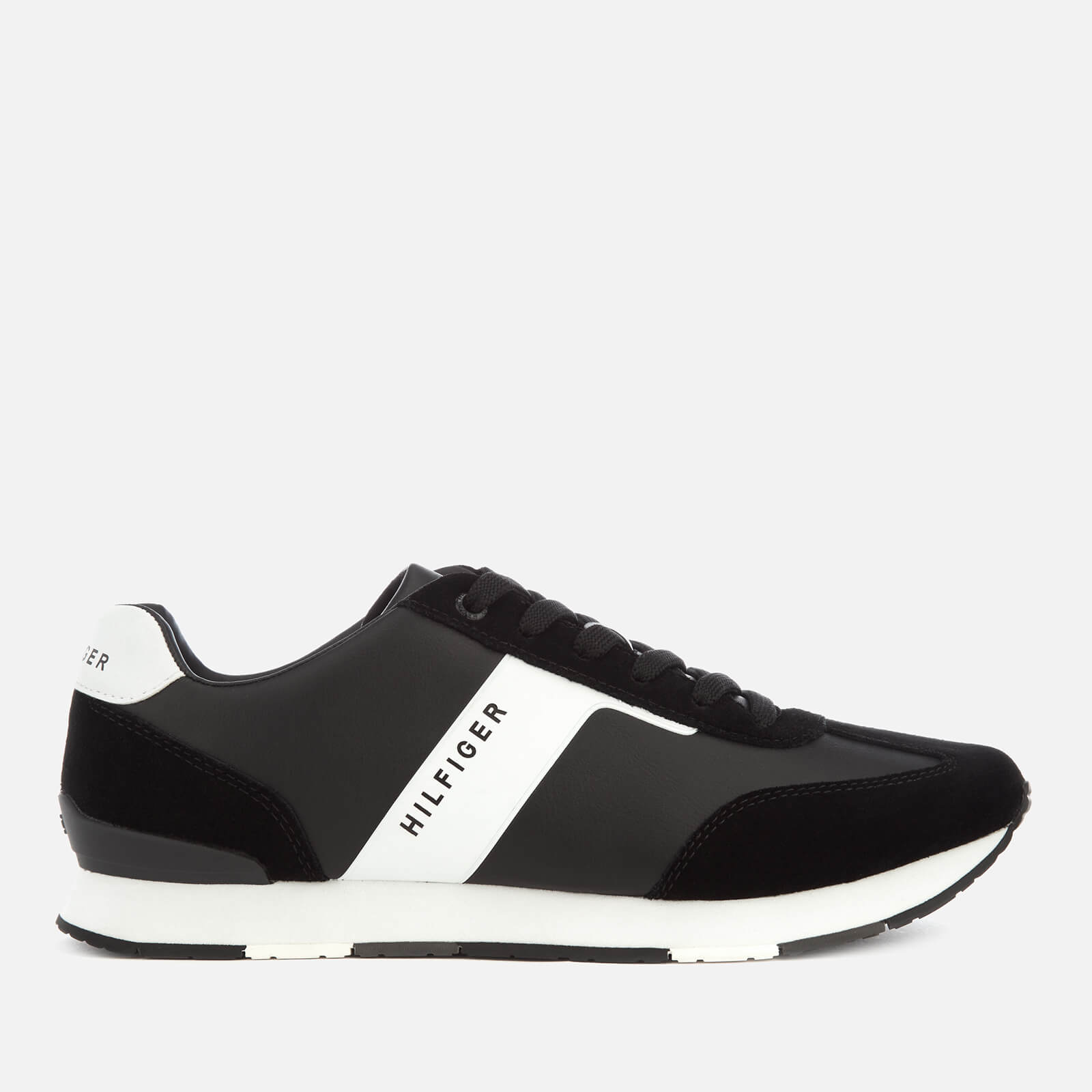 black hilfiger trainers