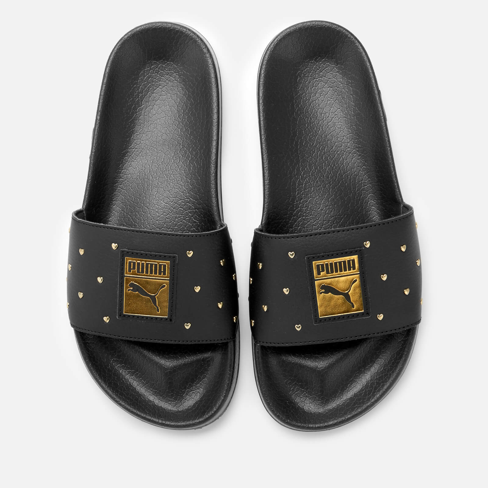 Puma sandals women gold