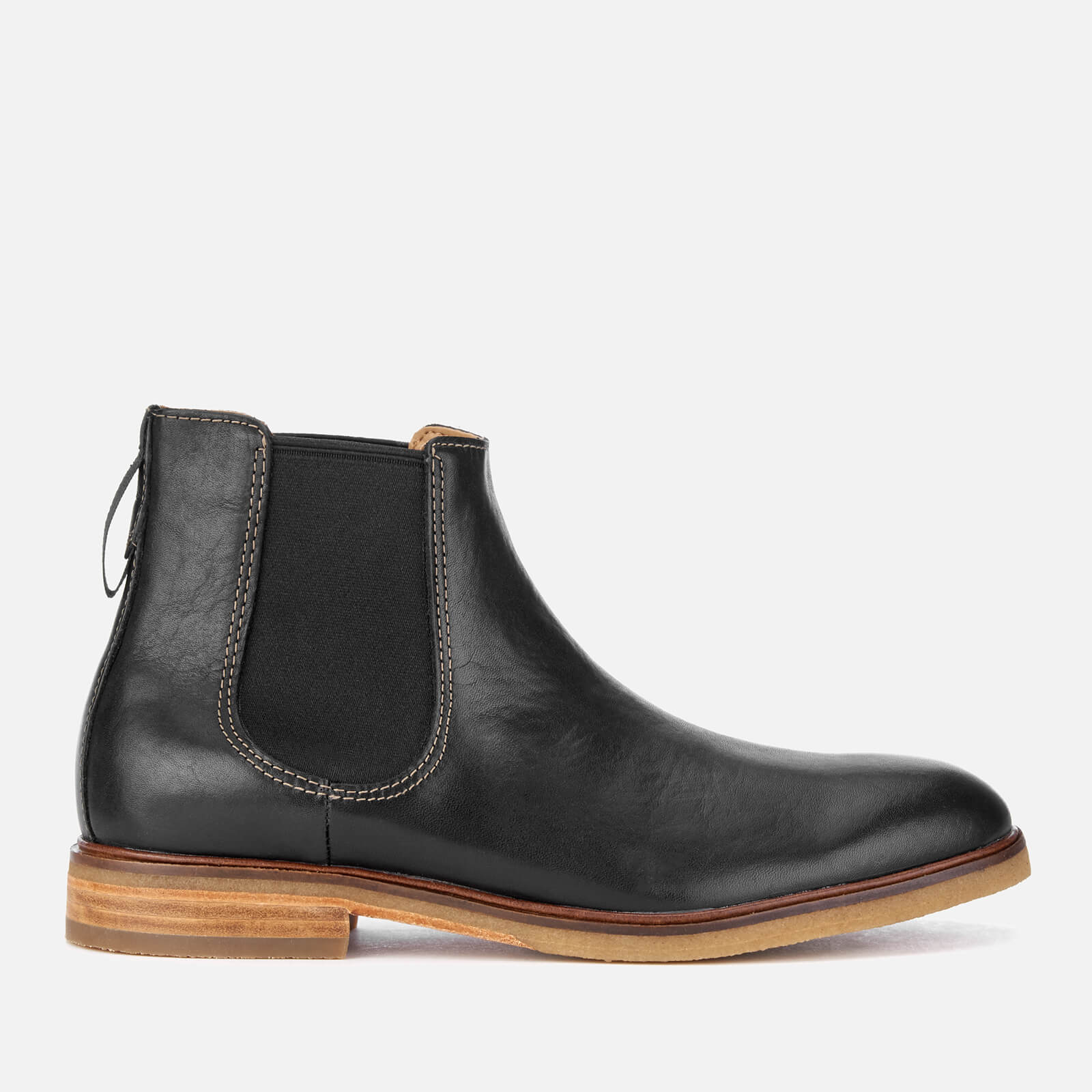 leather clarks boots