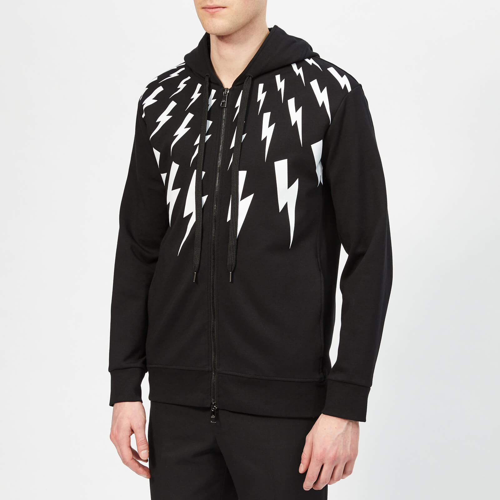 neil barrett zip hoodie
