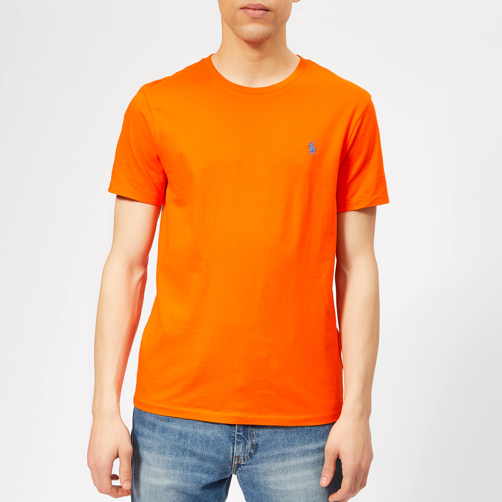 Orange ralph lauren t shirt