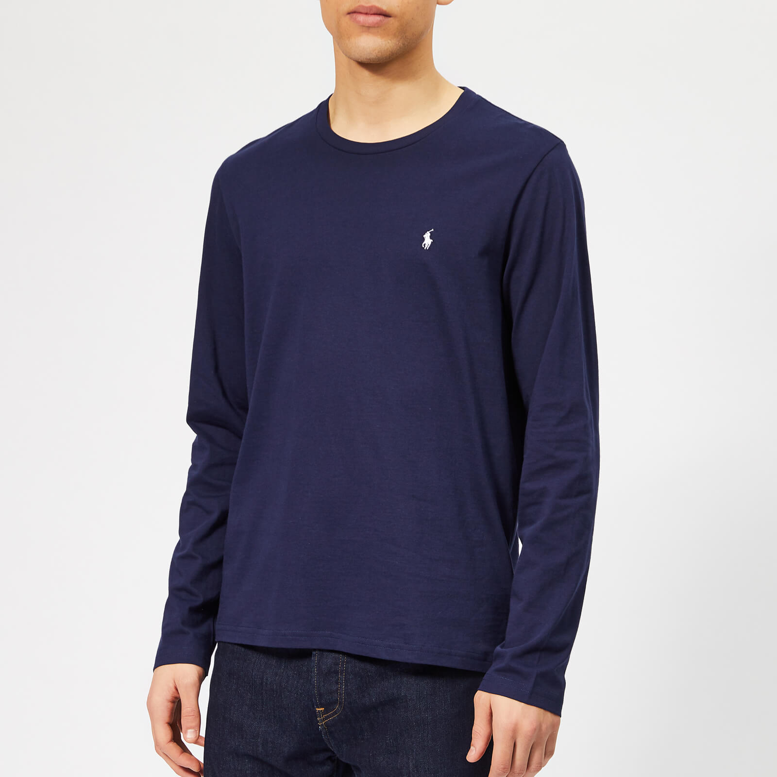 Ralph lauren navy long sleeve shirt Clearance