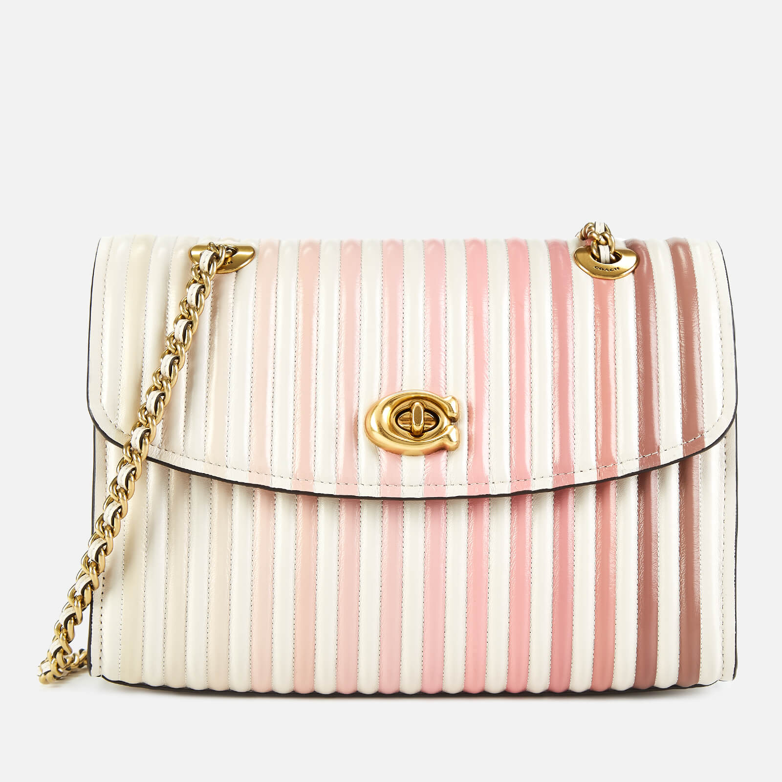 coach parker ombre quilted shoulder bag
