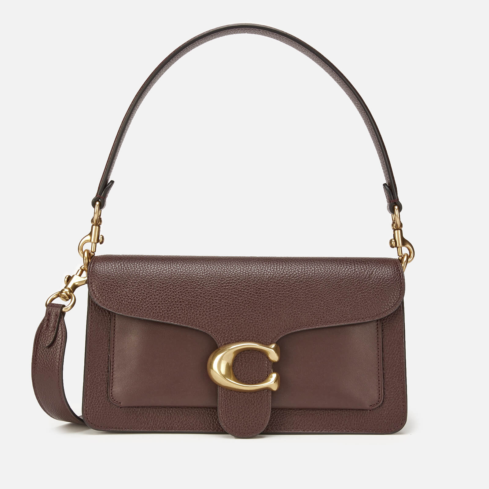 oxblood shoulder bag