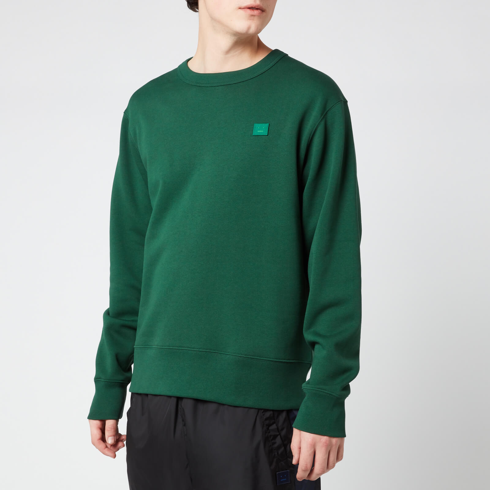 dark green sweatshirt