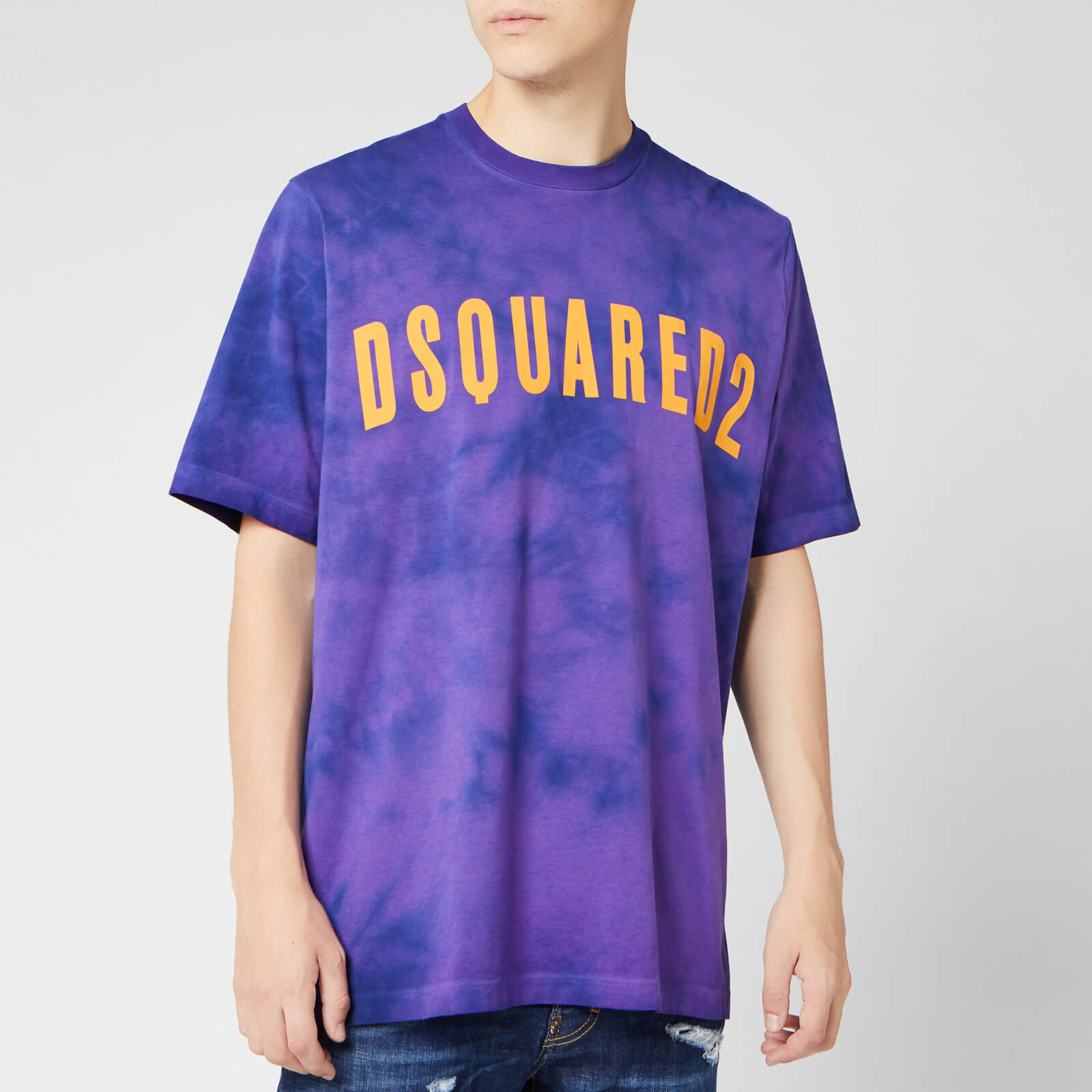 Purple dsquared t shirt clearance