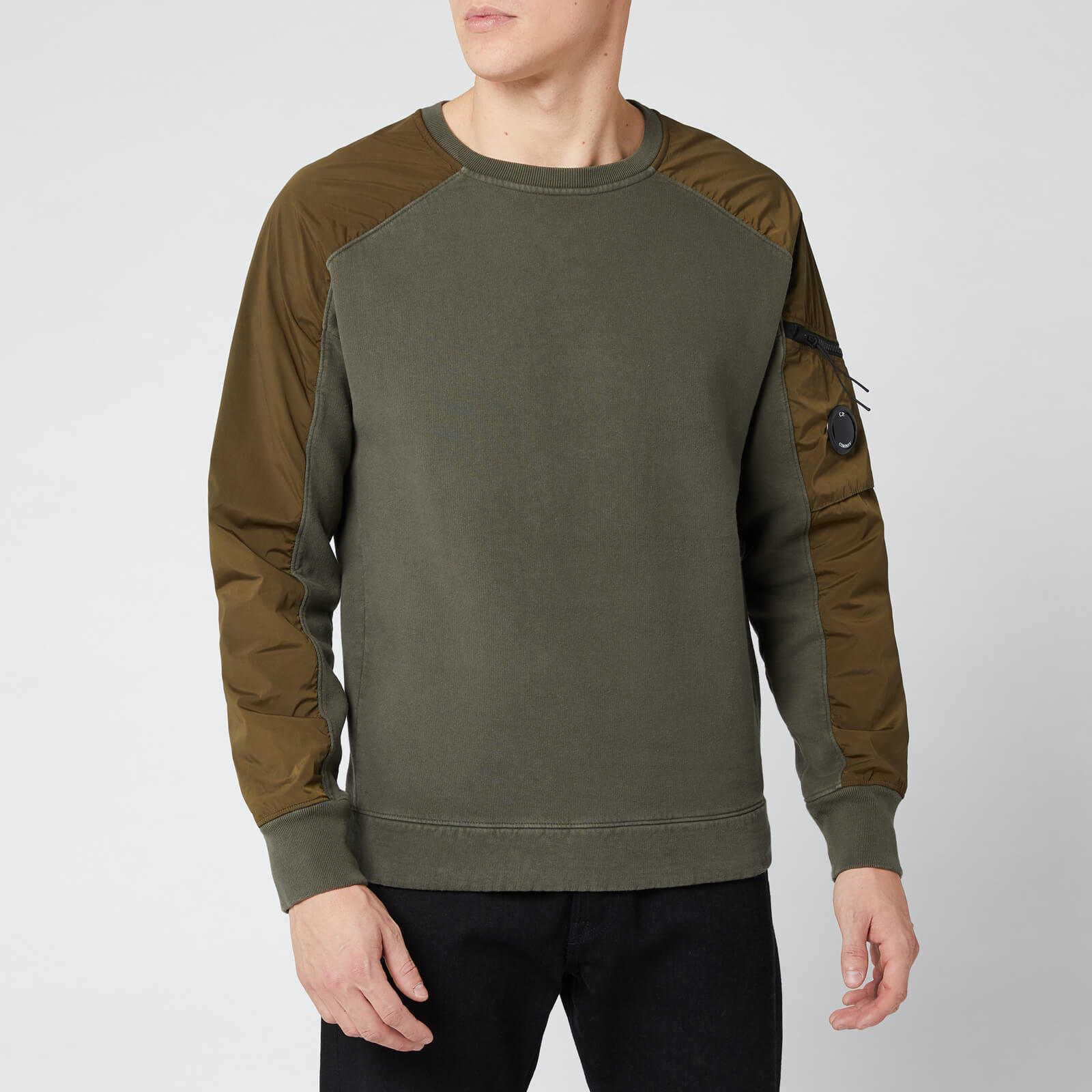 cp company olive sweatshirt