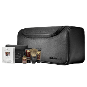 GilletteLabs Saffiano Leather Washbag and Art of Shaving Travel Kit GilletteLabs Saffiano Leather Washbag and Art of Shaving Travel Kit