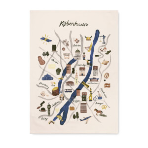 Ferm Living Copenhagen Tea Towel