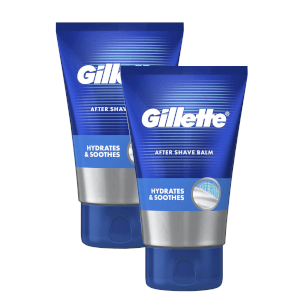 Duo Pack - Gillette Hydrates & Soothes Men's Aftershave Balm 100ml