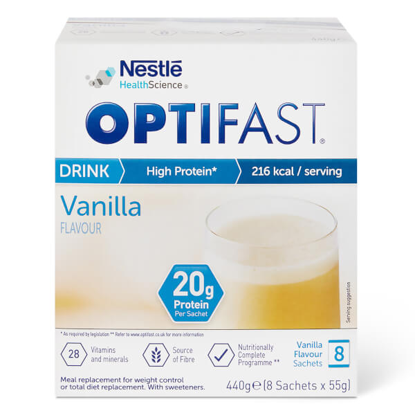 OPTIFAST Shakes - Vanilla - Box of 8 OPTIFAST Shakes - Vanilla - Box of 8