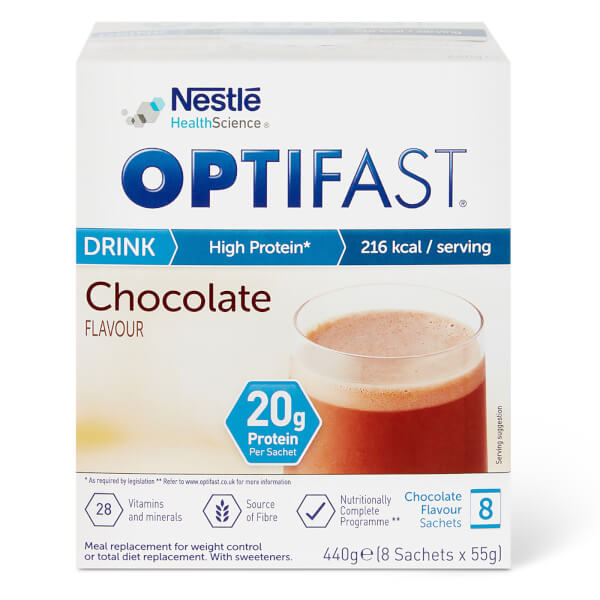 OPTIFAST Shakes - Chocolate - Box of 8 OPTIFAST Shakes - Chocolate - Box of 8