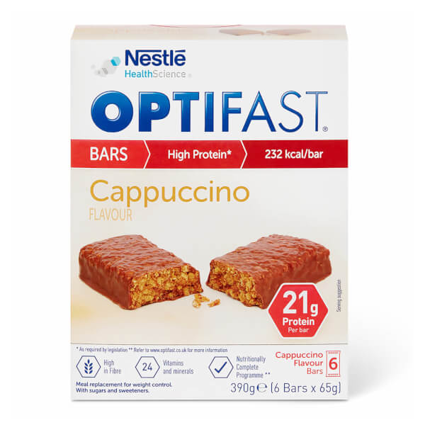 OPTIFAST Meal Bar - Cappuccino - Box of 6 OPTIFAST Meal Bar - Cappuccino - Box of 6