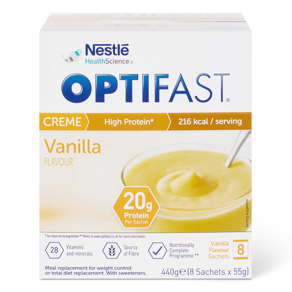 OPTIFAST Dessert - Vanilla - Box of 8 OPTIFAST Dessert - Vanilla - Box of 8